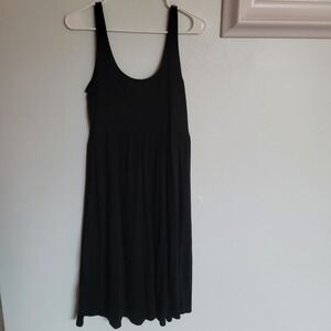 GAP Black Tank Midi Dress Summer Casual Everyday Size L Minimalist Comfy Beach